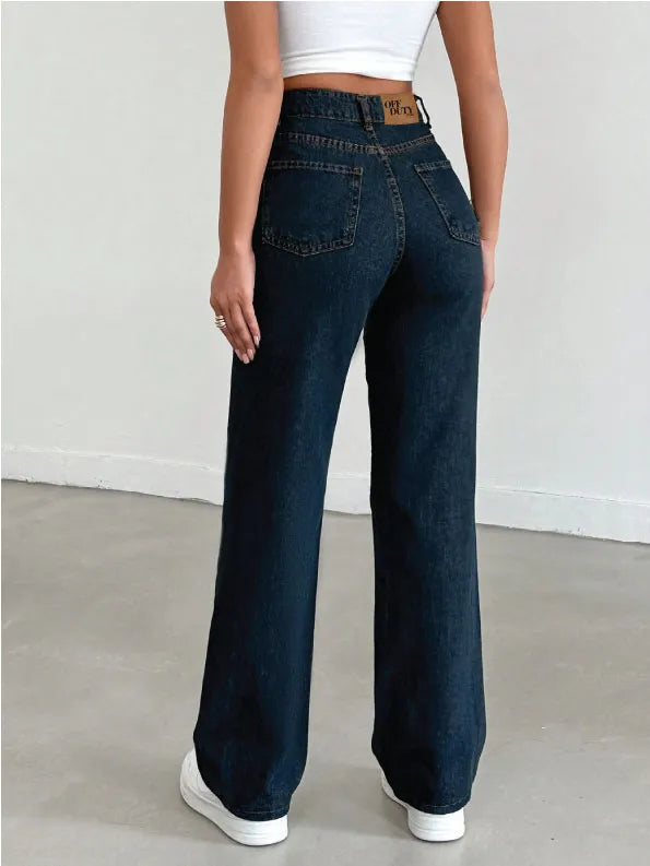 Stellar Blue Straight Jeans