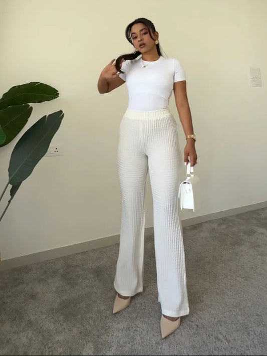 Signature Chevron Flare Pants