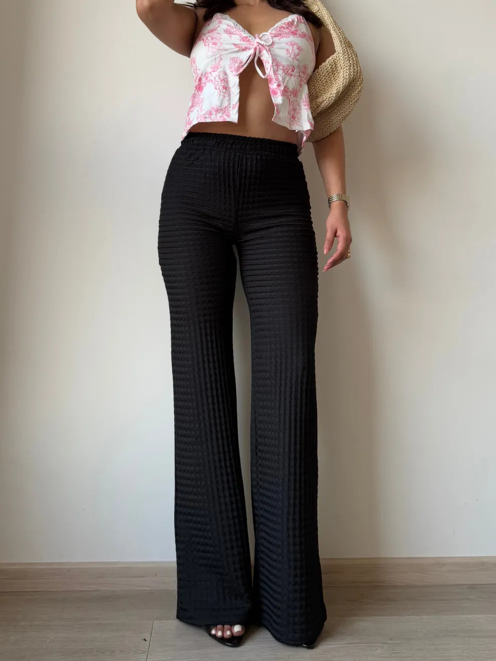Signature Chevron Flare Pants
