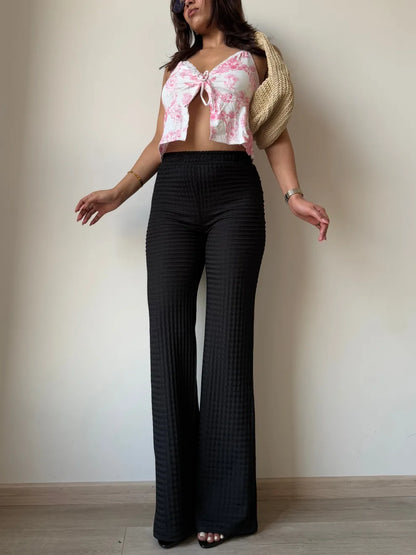 Signature Chevron Flare Pants