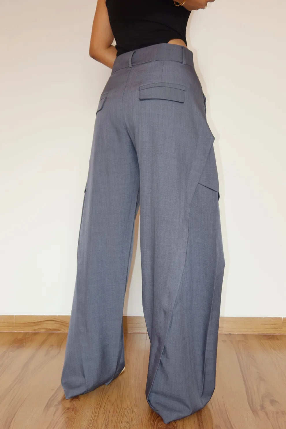 Sculpted Fold-Over Pants