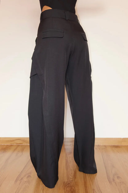 Sculpted Fold-Over Pants