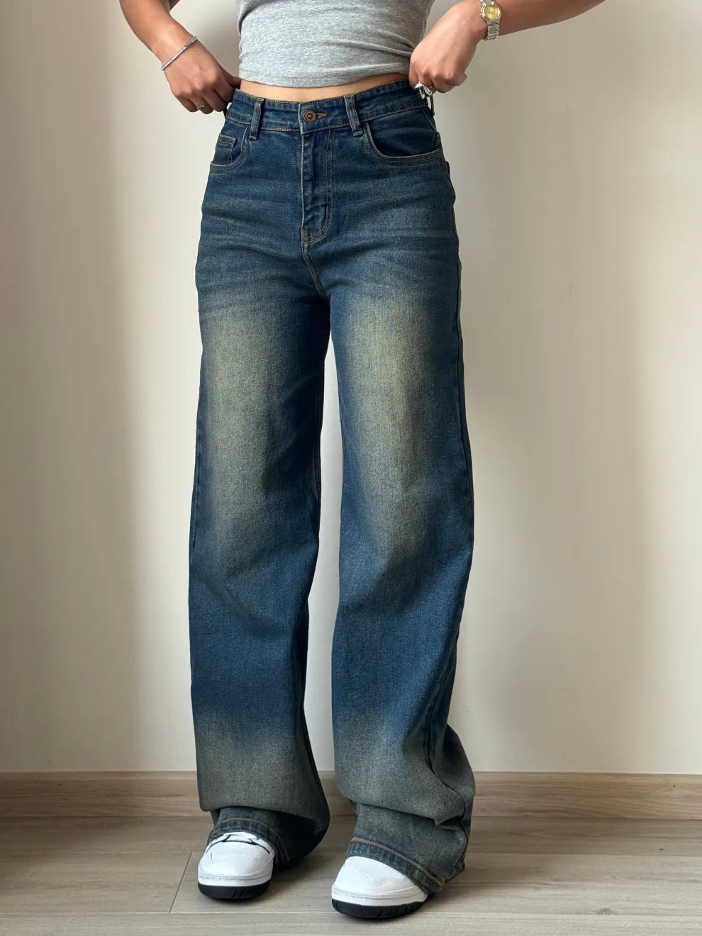 Sunny Sky Wide Leg Jeans