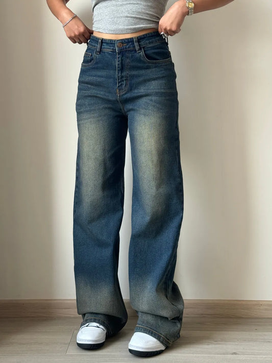 Sunny Sky Wide Leg Jeans