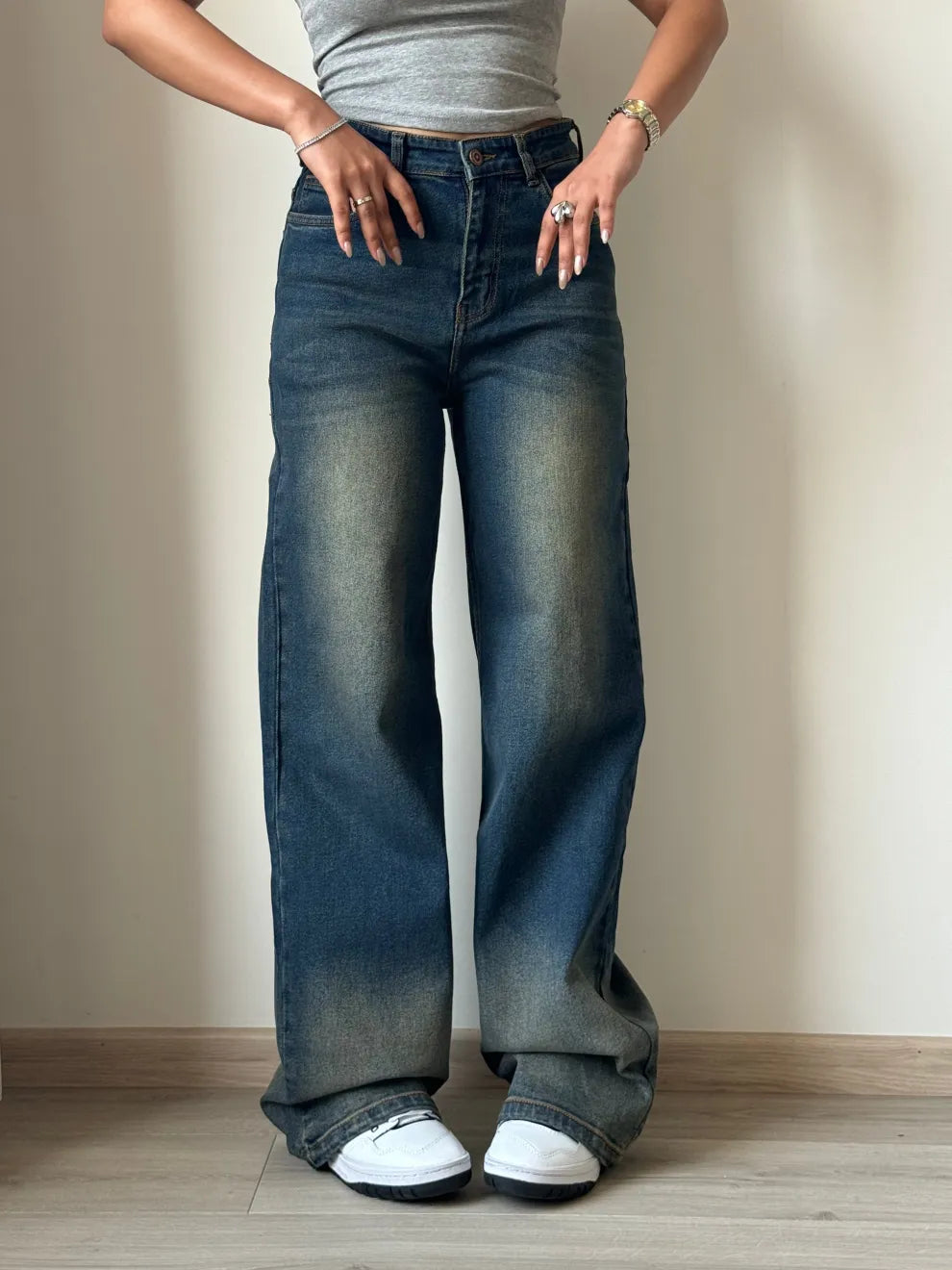 Sunny Sky Wide Leg Jeans