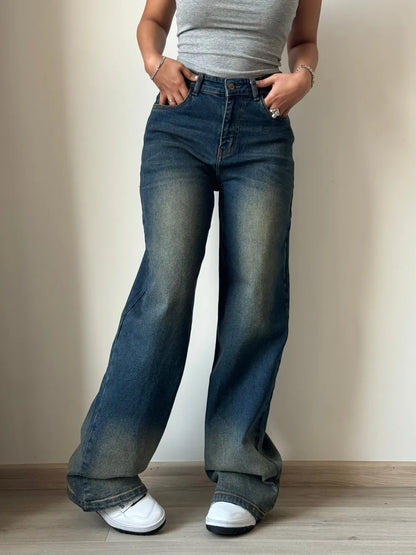Sunny Sky Wide Leg Jeans
