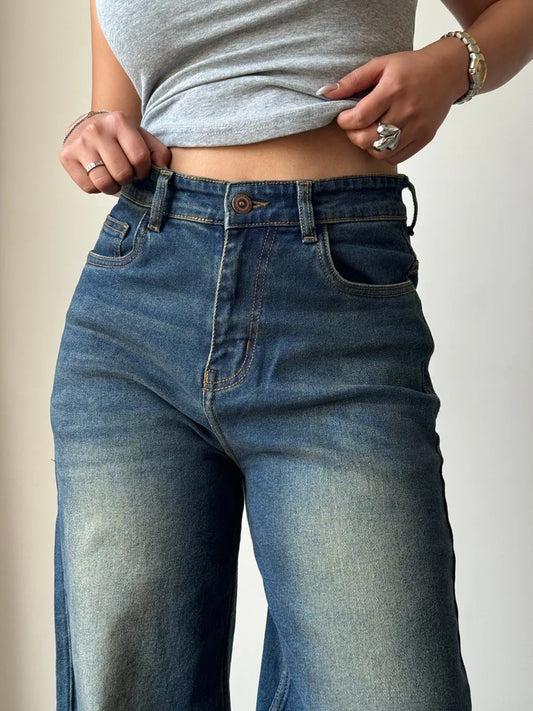 Sunny Sky Wide Leg Jeans