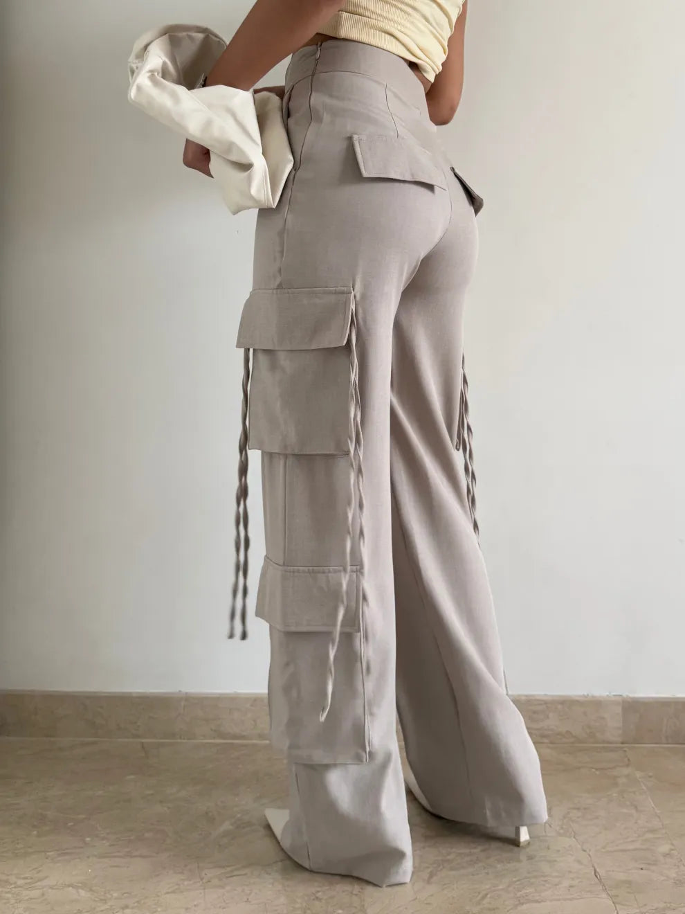 Modern Chevron Flare Pants