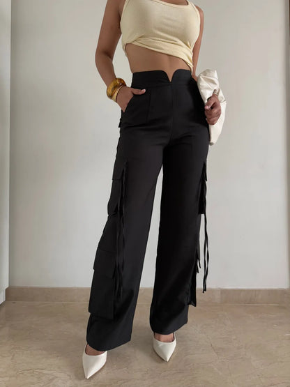 Modern Chevron Flare Pants