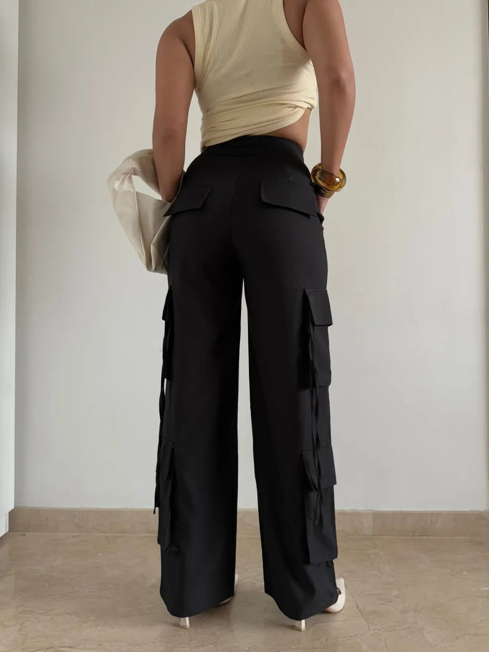 Modern Chevron Flare Pants