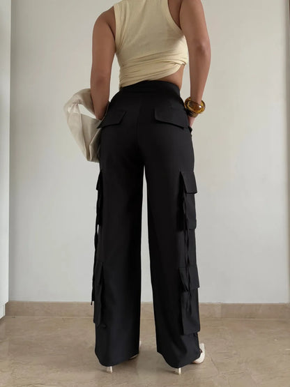 Modern Chevron Flare Pants