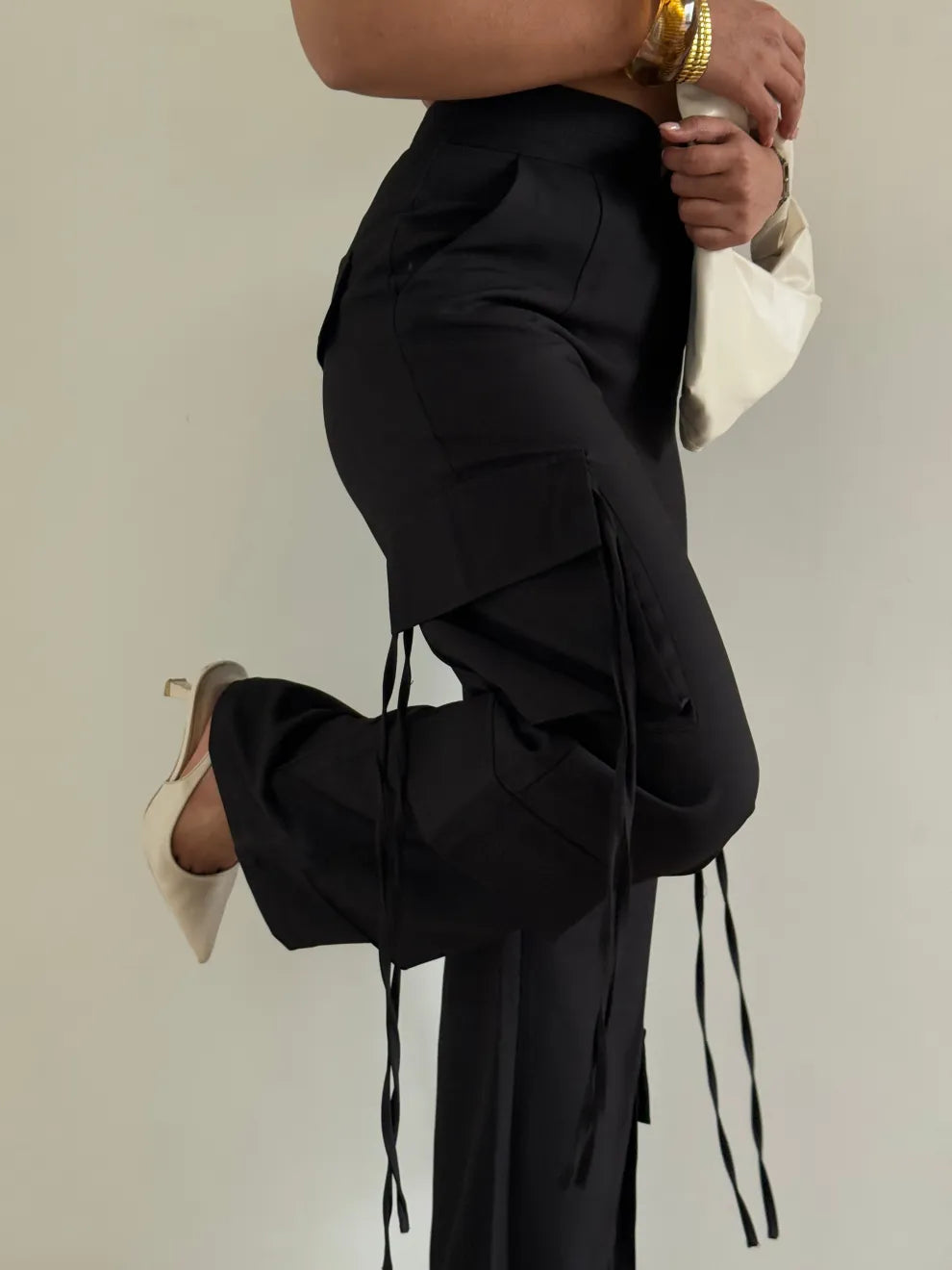 Modern Chevron Flare Pants