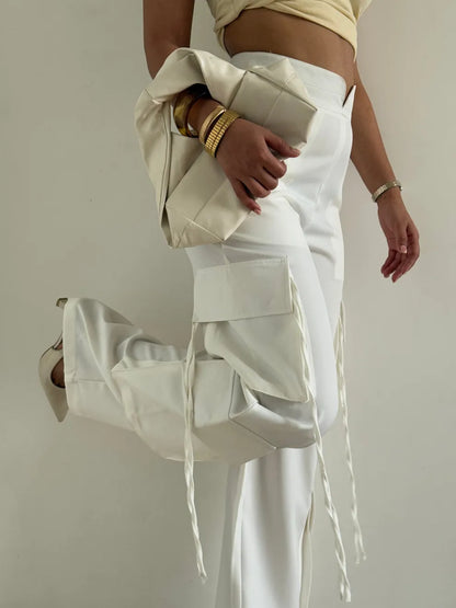 Modern Chevron Flare Pants