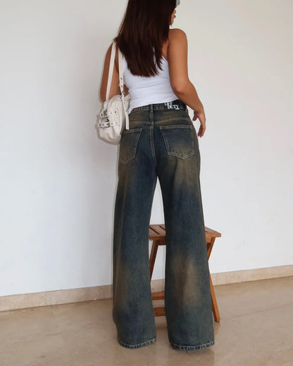 Sandy Breeze Wide Leg Jeans
